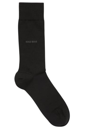 Skarpety BOSS Regular Length Wool Blend Czarne Męskie (Pl49895)